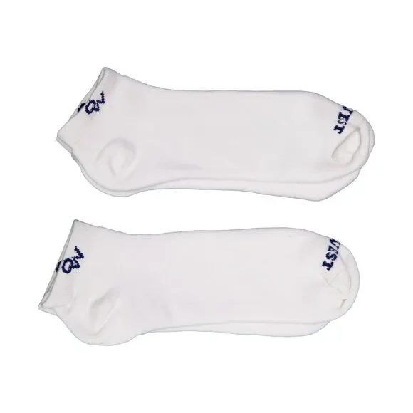 Old West Men Anklet Soft Grip 2-Pack Ankle Socks White Shoe Size 7-10 1801 - Picture 1 of 1